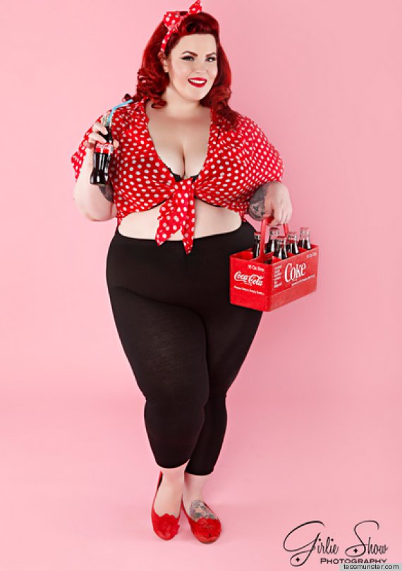 Plus size model tess full size
