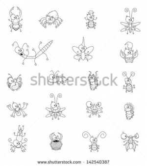 Cartoon stick insect 416X470 jpeg