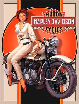 Harley vintage motorcycle pin up girls 550X727 jpeg