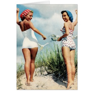 Vintage beach women 512X512 jpeg