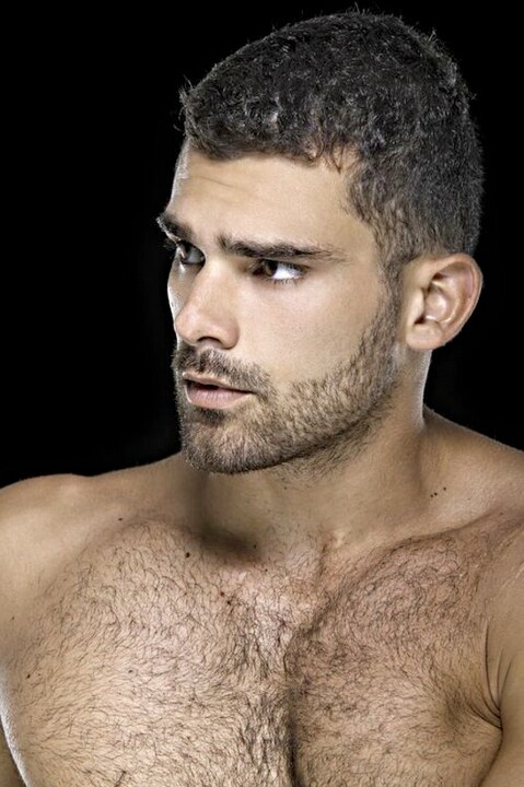 Naked men with five o clock shadow full size