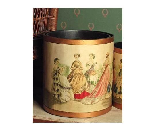 Vintage wastepaper basket full size
