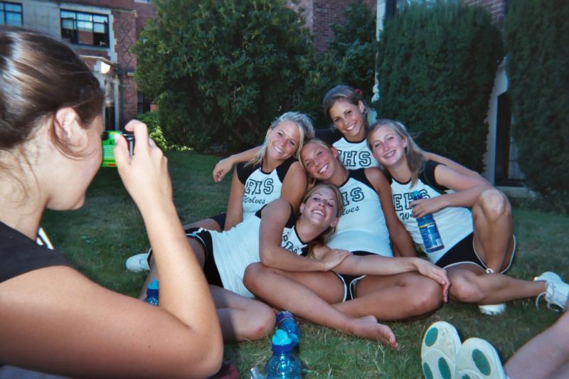 Candid teen cheerleader full size
