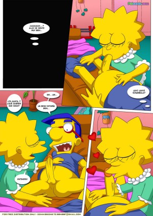 Milhouse and lisa simpson comic 726X1026 jpeg