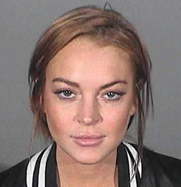 Lindsay lohan mug shot full size