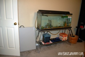 Bedroom with wall fish tank 960X638 jpeg