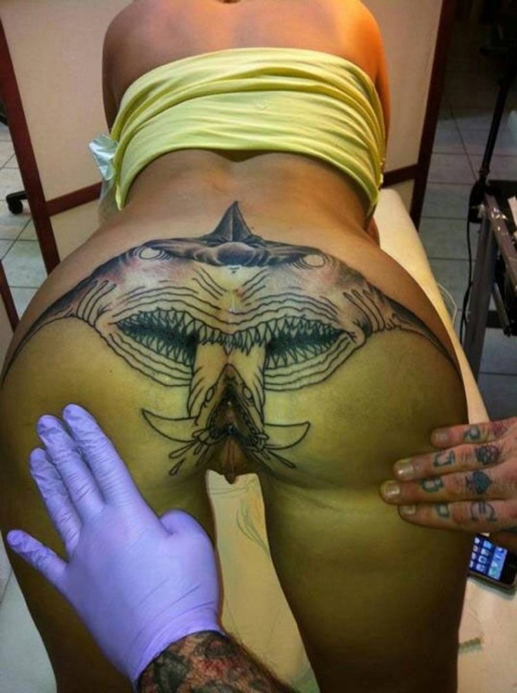 Nude tattoo pussy full size