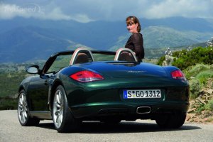 Porsche boxster girl car 960X640 jpeg