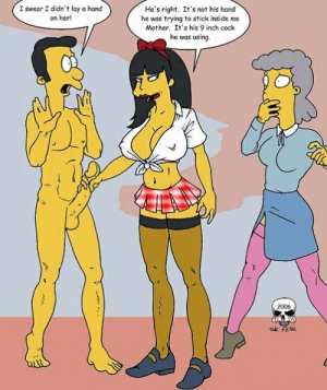 Simpsons porn fear comics 500X595 jpeg