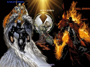 Angel hell spawn vs spawn 960X720 jpeg