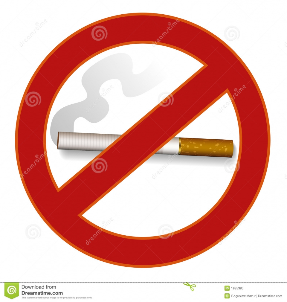 No smoking sign full size