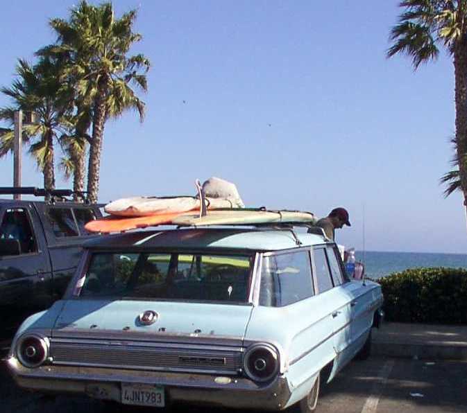 Surfing malibu california full size