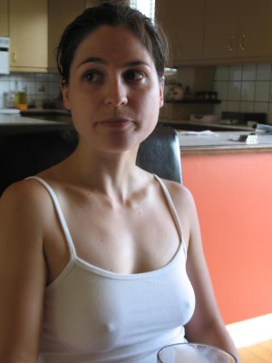 Busty amateur braless see thru 600X800 jpeg