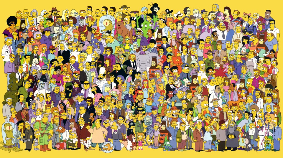 Simpsons characters full size