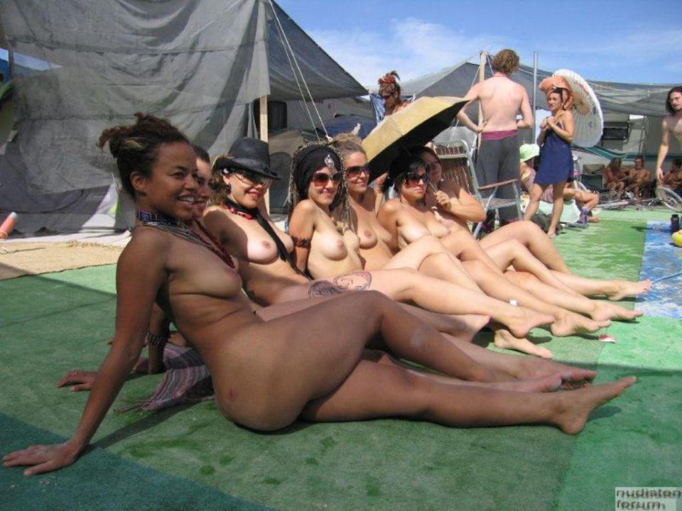 Burning man nude girls full size