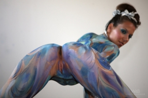 Hot nude body paint girls 960X639 jpeg