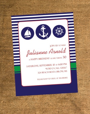 Nautical adult birthday party invitations 736X927 jpeg