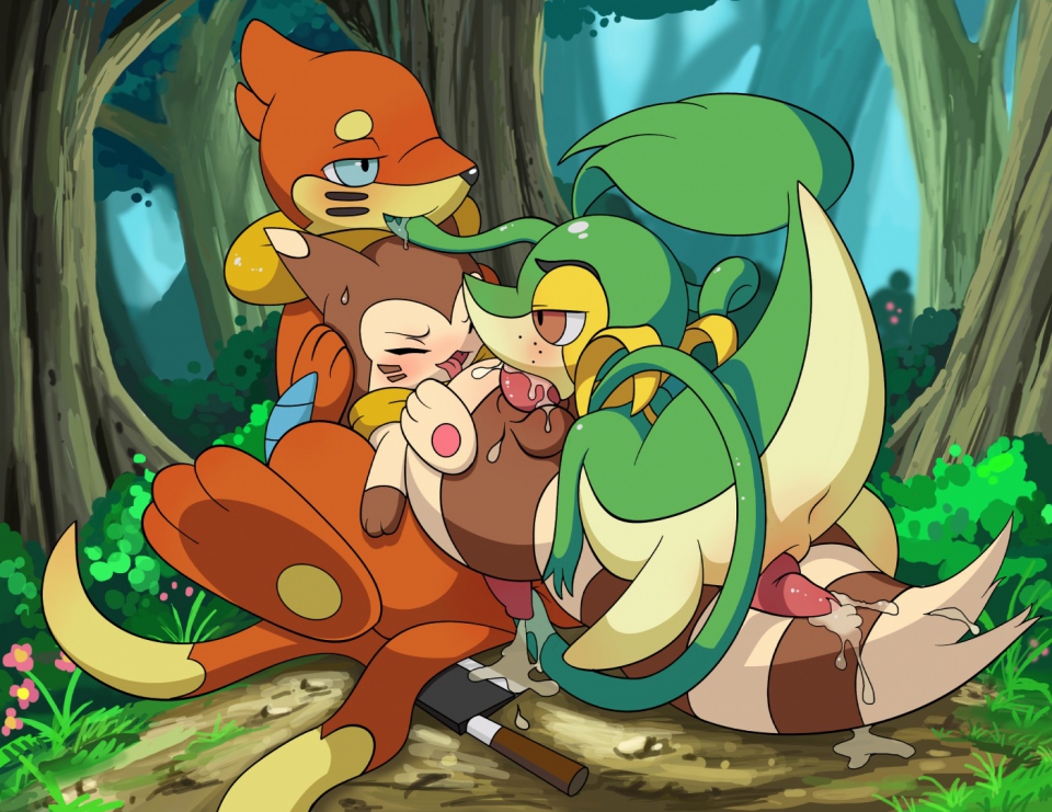 Furry hentai pokemon black and white full size