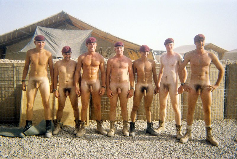 Naked military men soldiers full size