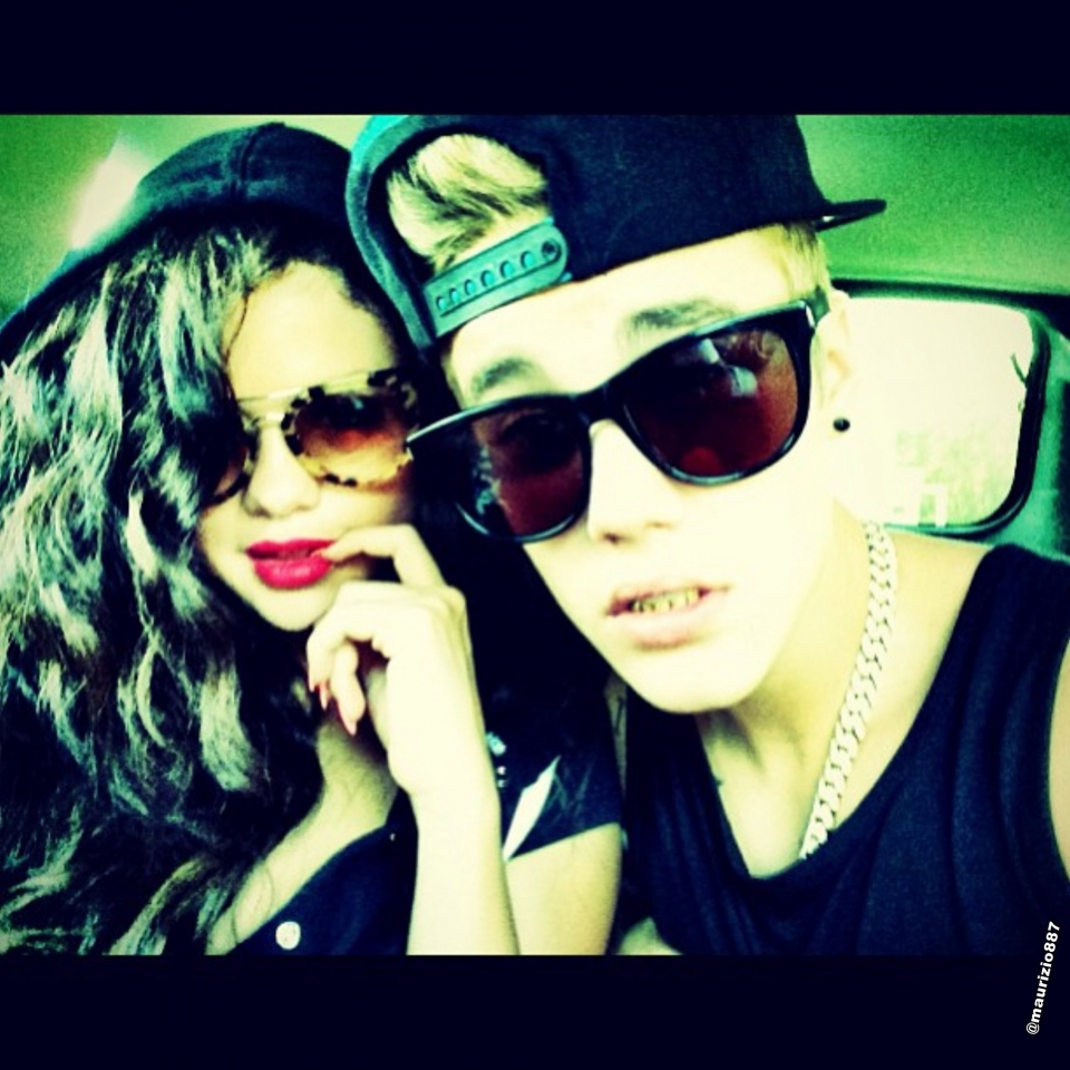 Justin bieber and selena gomez instagram full size
