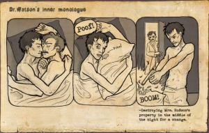 Dr sherlock holmes and watson yaoi 700X446 jpeg