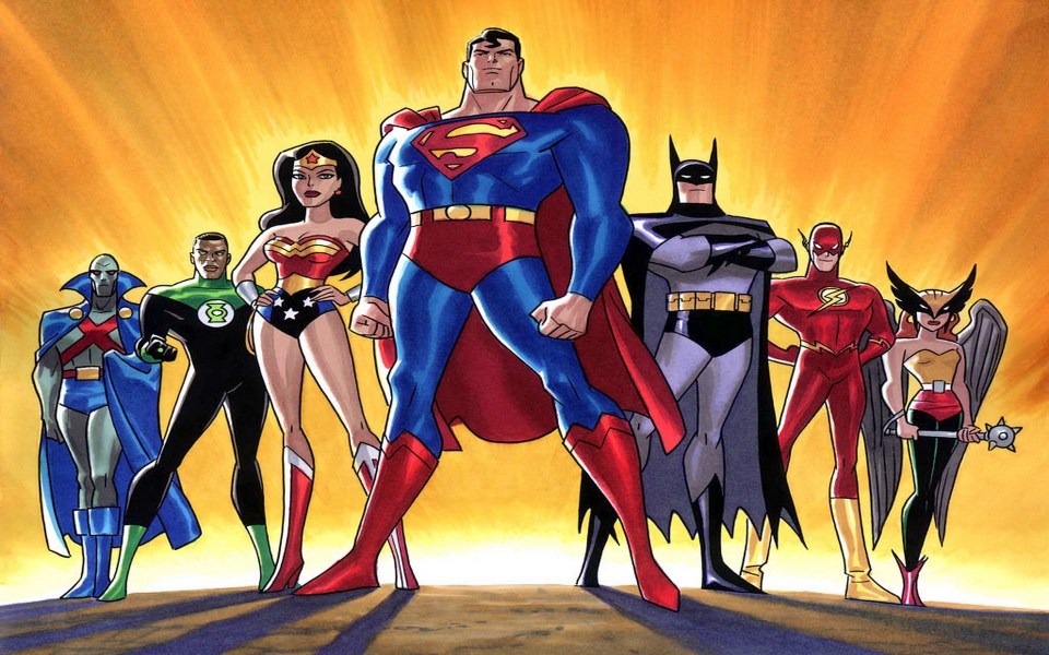 Justice league super heroes full size