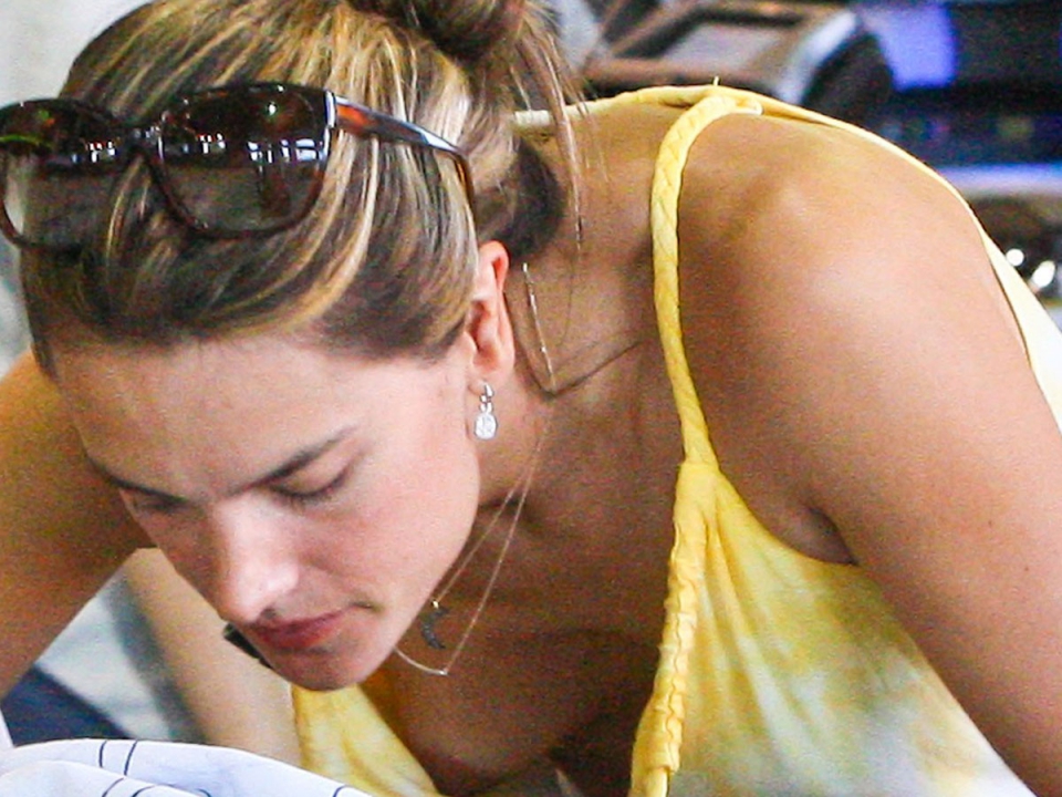 Alessandra ambrosio downblouse full size