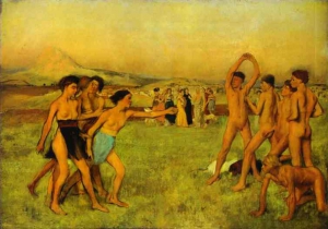 Spartan girls challenging boys 754X529 jpeg