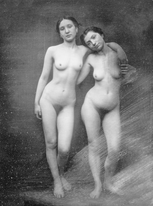 Vintage nude women standing 776X1050 jpeg