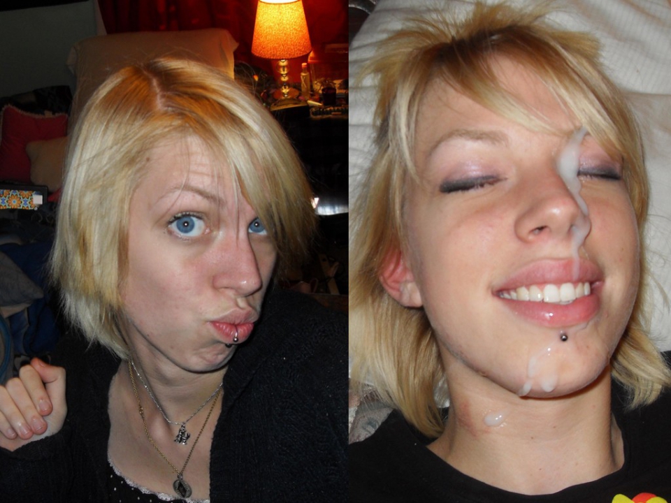 Milf facial before and after full size