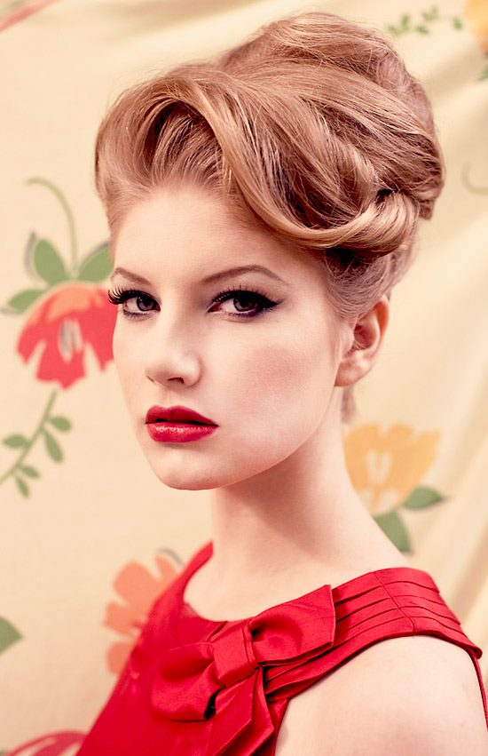 Beehive vintage hairstyles full size