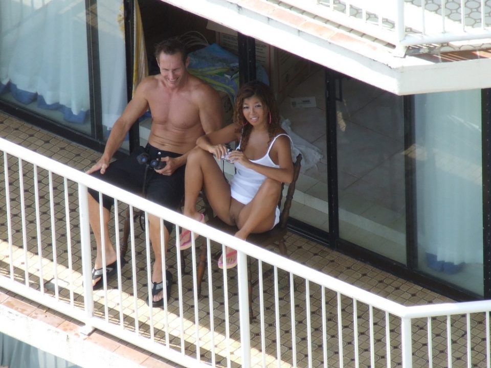 Wife flashing in public upskirt no panties full size