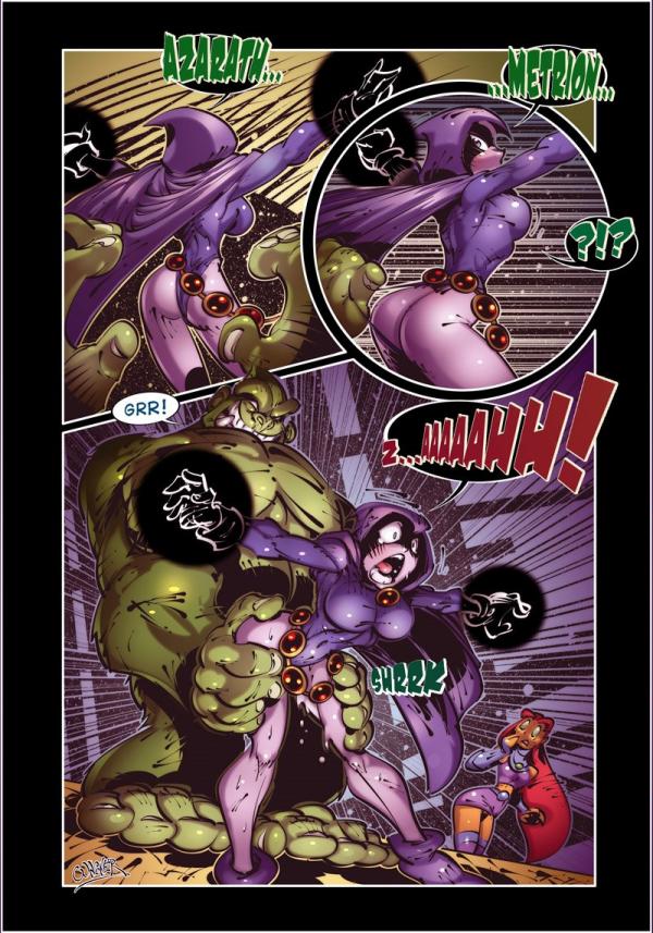 Teen titans raven and starfire full size