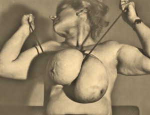 Vintage big breast bondage model 717X553 jpeg