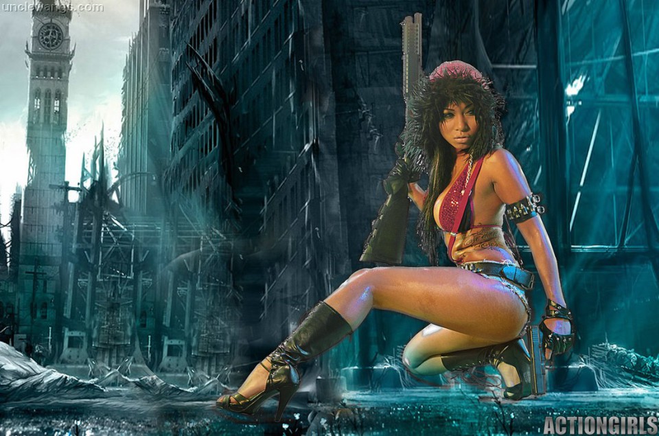 Comic book girls nude full size