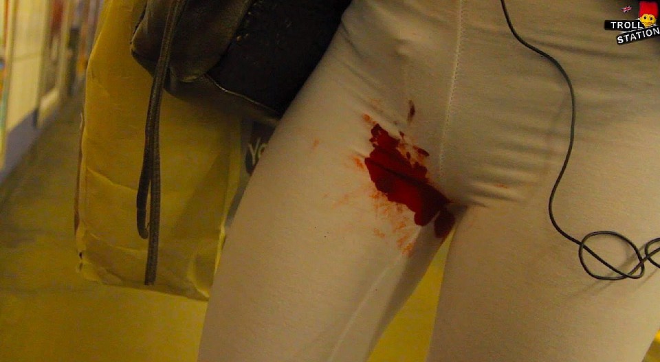 Girl having period full size