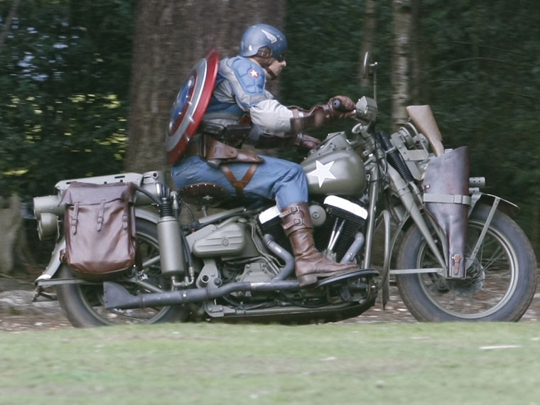 Captain america first avenger motorcycle full size