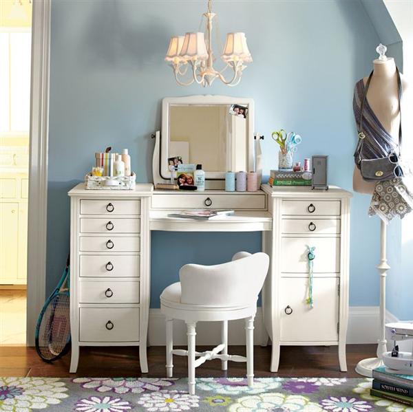 Vintage vanity dressing table full size