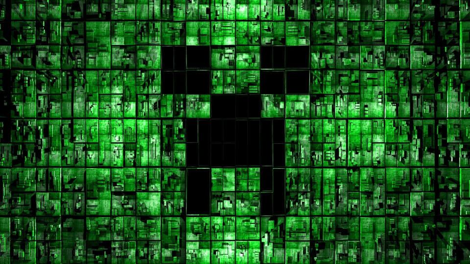 Minecraft creeper full size