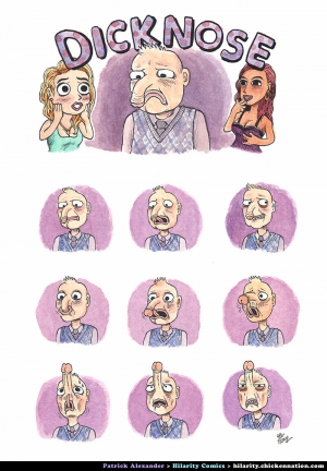 Dick nose comic 800X1153 jpeg