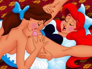 Little mermaid lesbian cartoon porn 598X450 jpeg