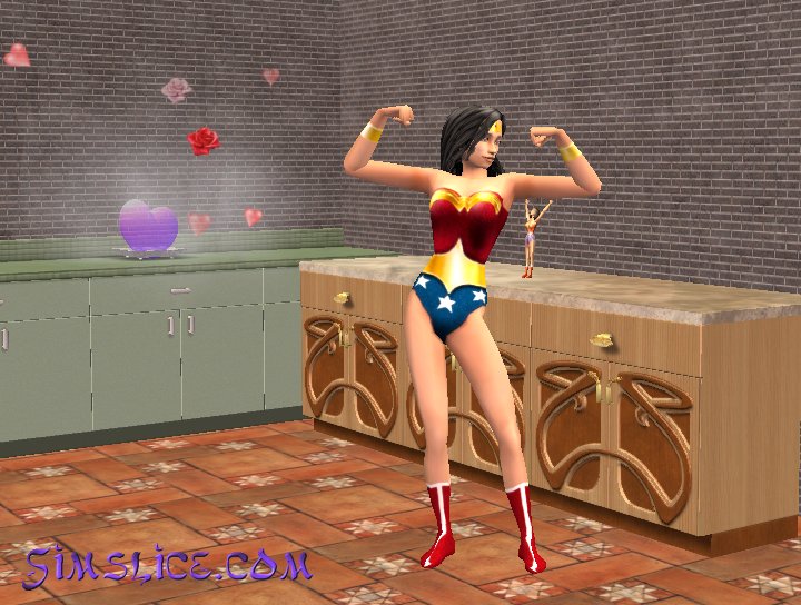 Sims 2 wonder woman full size