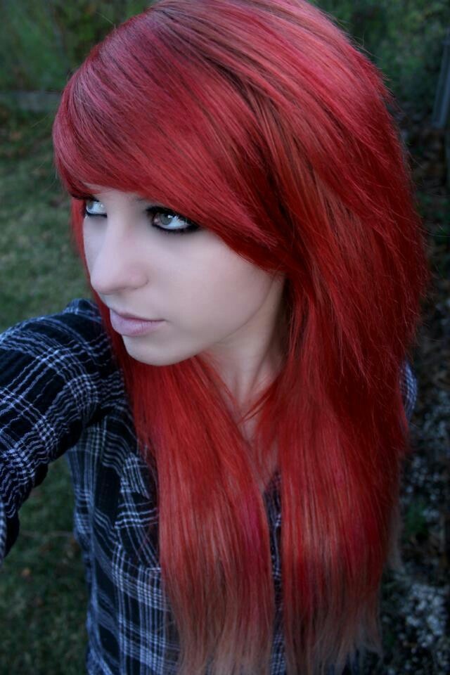 Cute emo hairstyles for girls with long hair full size