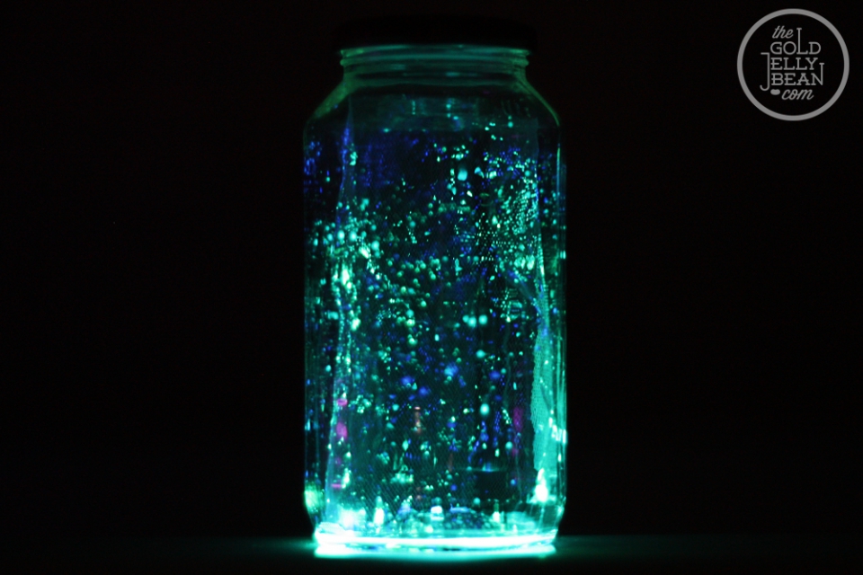 Fairy mason jars with glow sticks full size