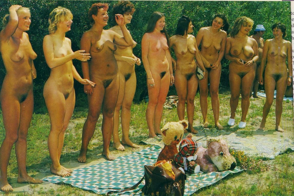 Meditation group nude full size