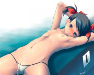 Flat chested anime girl hentai 500X400 jpeg