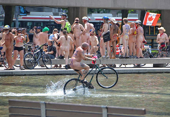 World naked bike ride toronto full size