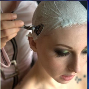 Bald head shave woman 400X400 jpeg