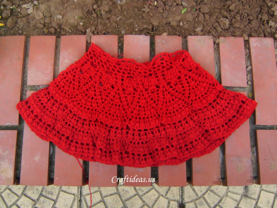 Little girls crochet skirt patterns full size