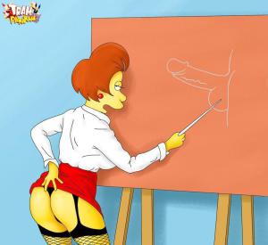 Simpsons porn edna krabappel tram 785X720 jpeg